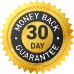 Money‑back guarantee seal icon (webp) for Glyco Forte Blood Pressure — used on the sales page to build trust and clarity