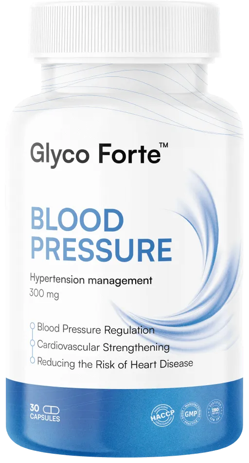Offer image with 1 bottle for Glyco Forte Blood Pressure — used on the sales page to build trust and clarity